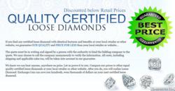 Guaranteed Best Price on Certified Loose Diamonds